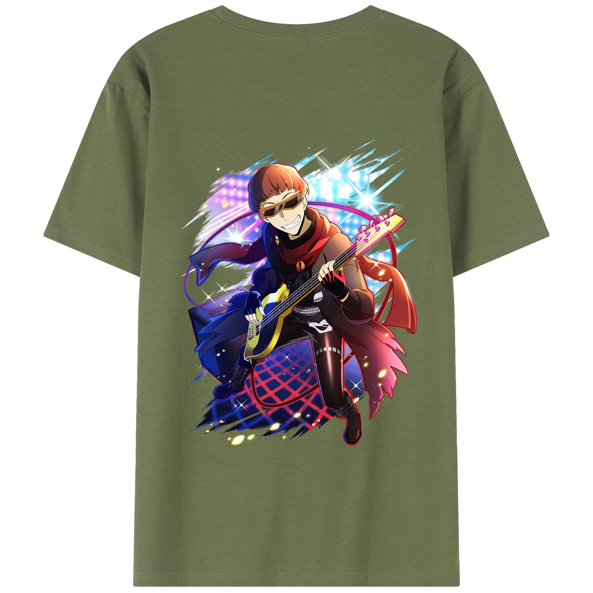 （画像用） 文豪ストレイドッグス Bungo Stray Dogs 綿100％半袖Tシャツ（背面プリント）